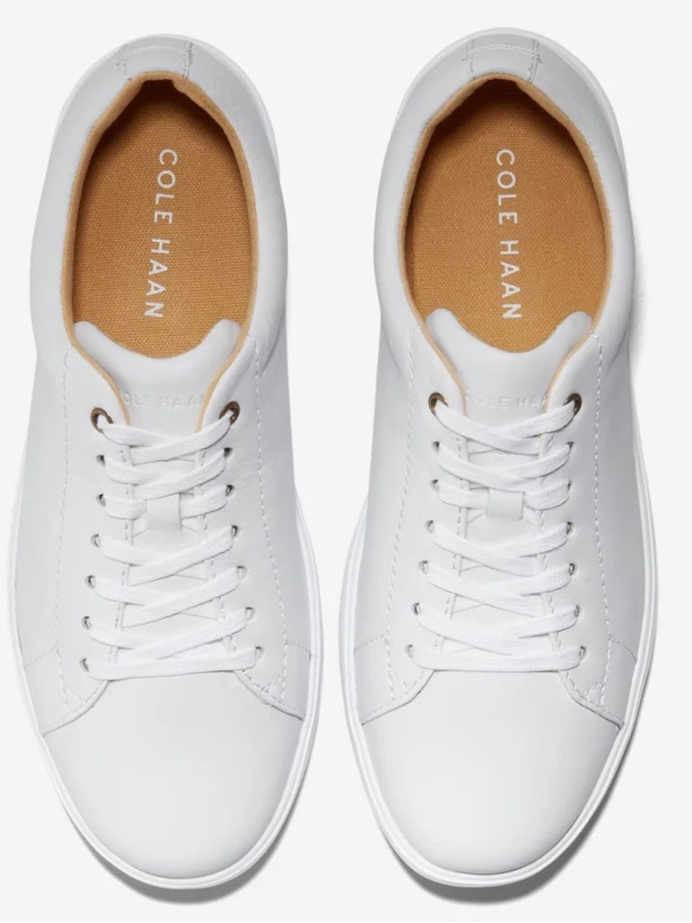 Cole Haan Women’s Grand Crosscourt White Sneakers - Size 9.5